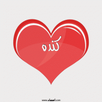 إسم كنده مكتوب على صور قلب احمر ينبض