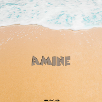 إسم Amine مكتوب على صور الرمل إسم Amine مكتوب على صور الرمل